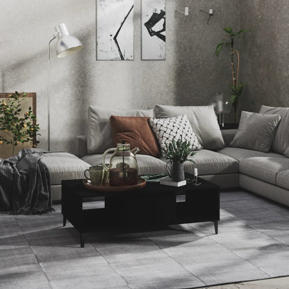 Couchtisch Schwarz 103,5x60x35 cm Holzwerkstoff - Pazzar.ch