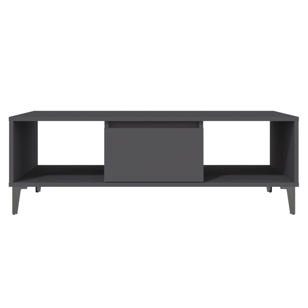 Couchtisch Grau 103,5x60x35 cm Holzwerkstoff - Pazzar.ch