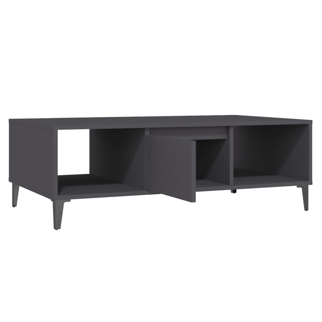 Couchtisch Grau 103,5x60x35 cm Holzwerkstoff - Pazzar.ch