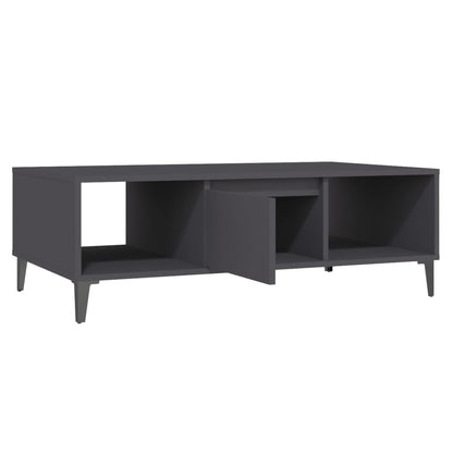 Couchtisch Grau 103,5x60x35 cm Holzwerkstoff - Pazzar.ch
