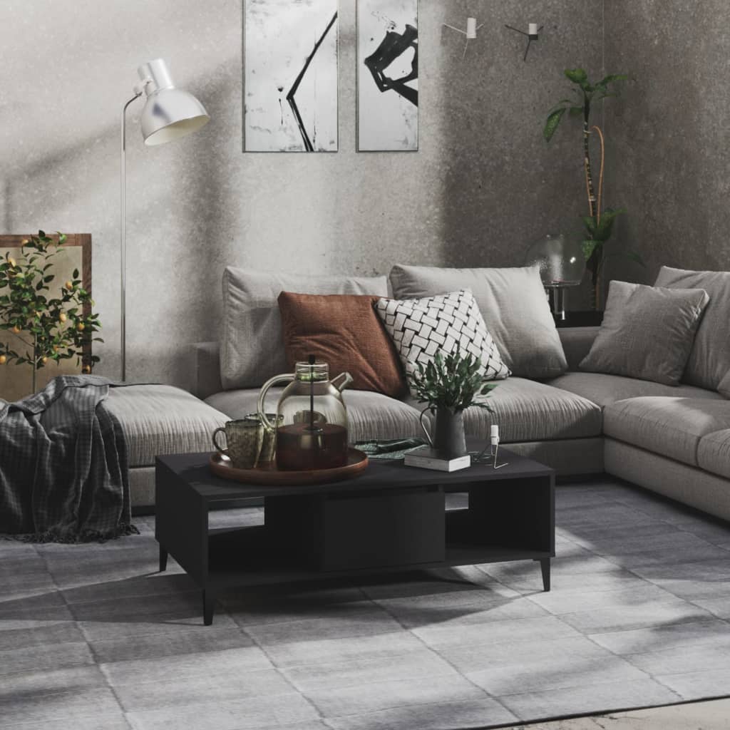Couchtisch Grau 103,5x60x35 cm Holzwerkstoff - Pazzar.ch