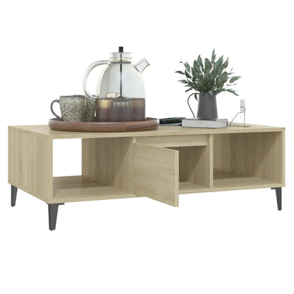Couchtisch Sonoma-Eiche 103,5x60x35 cm Holzwerkstoff - Pazzar.ch