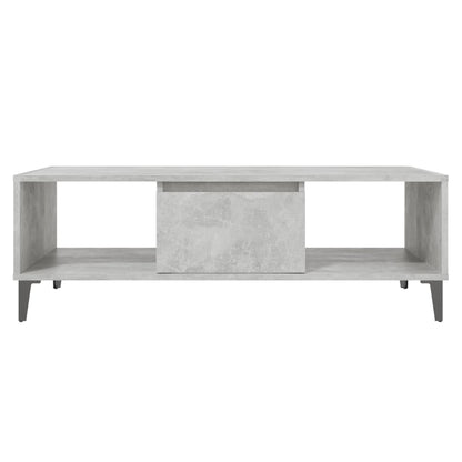 Couchtisch Betongrau 103,5x60x35 cm Holzwerkstoff - Pazzar.ch