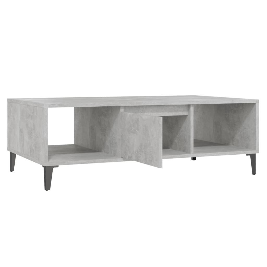 Couchtisch Betongrau 103,5x60x35 cm Holzwerkstoff - Pazzar.ch
