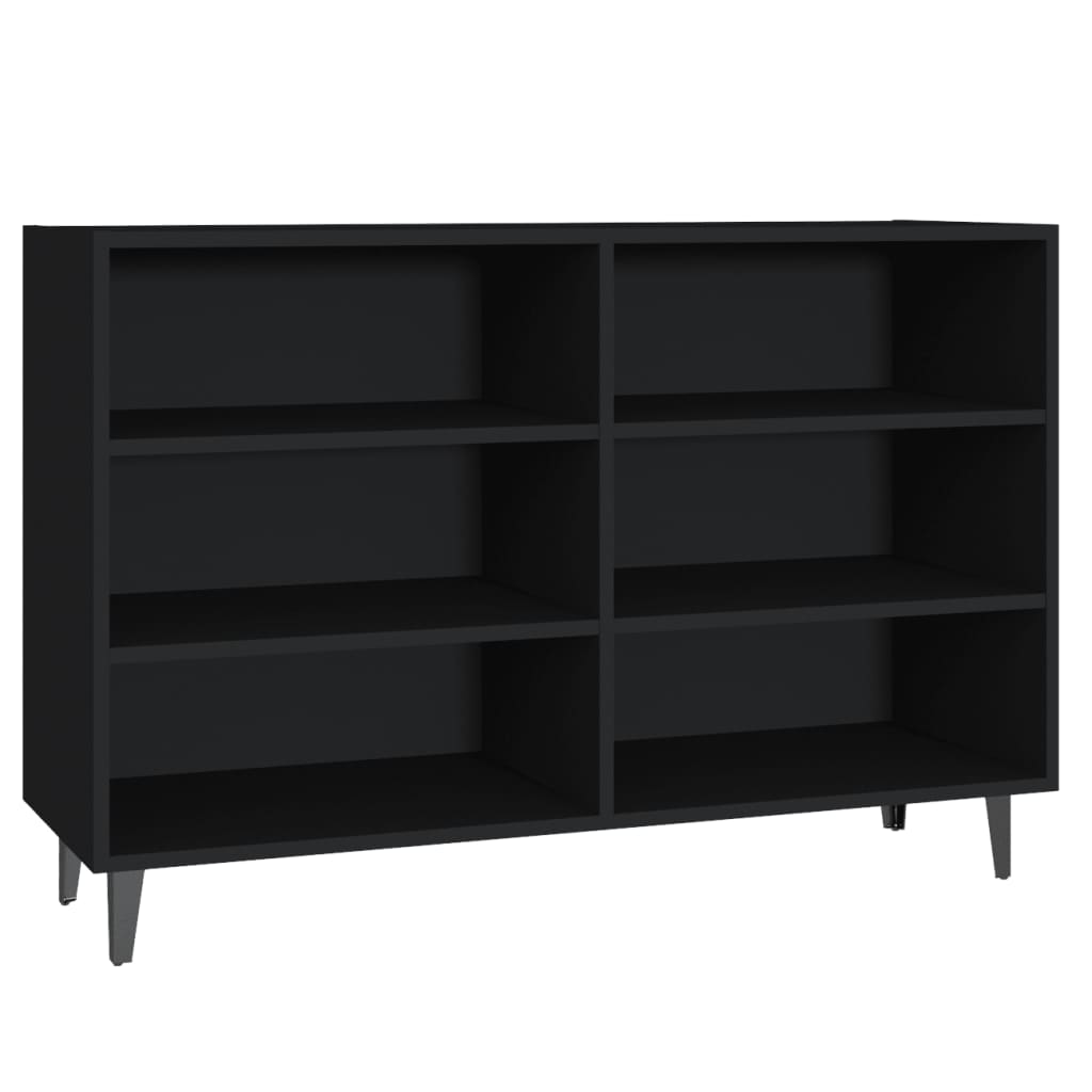 Sideboard Schwarz 103,5x35x70 cm Holzwerkstoff - Pazzar.ch