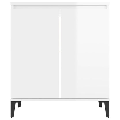 Sideboard Hochglanz-Weiß 60x35x70 cm Holzwerkstoff - Pazzar.ch