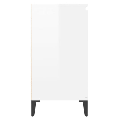 Sideboard Hochglanz-Weiß 60x35x70 cm Holzwerkstoff - Pazzar.ch