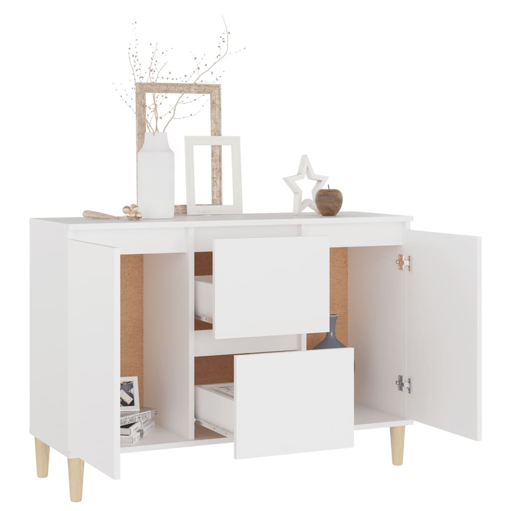 Sideboard Weiß 103,5x35x70 cm Holzwerkstoff - Pazzar.ch