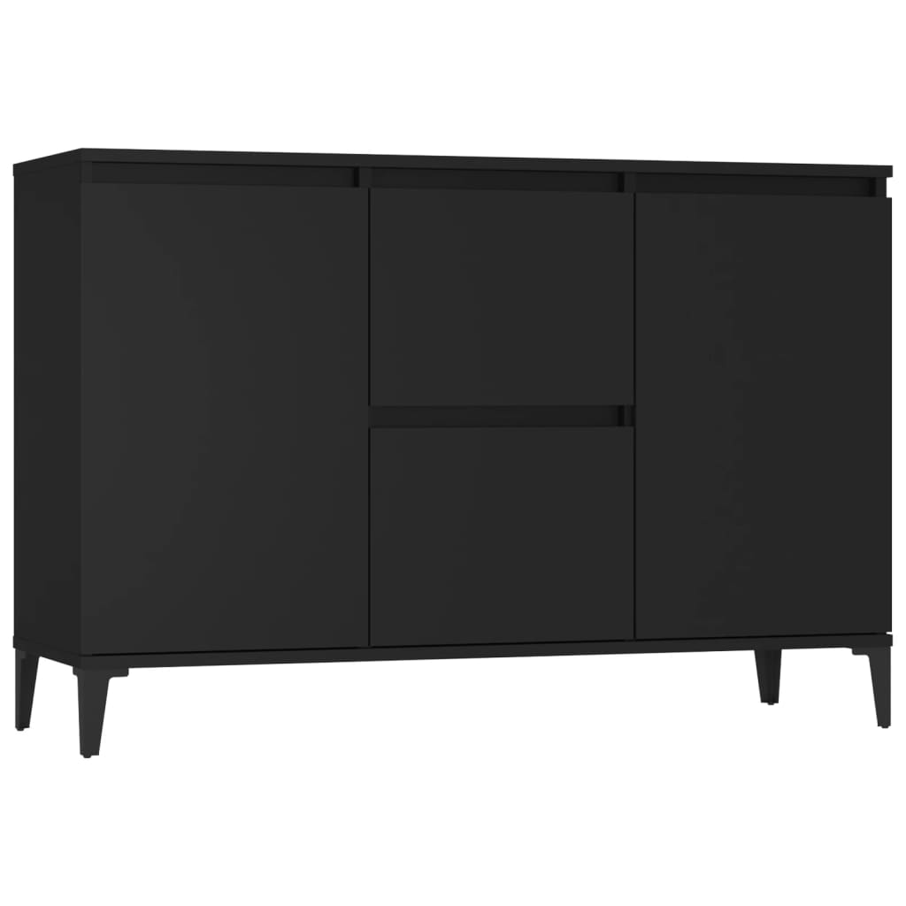 Sideboard Schwarz 104x35x70 cm Holzwerkstoff - Pazzar.ch