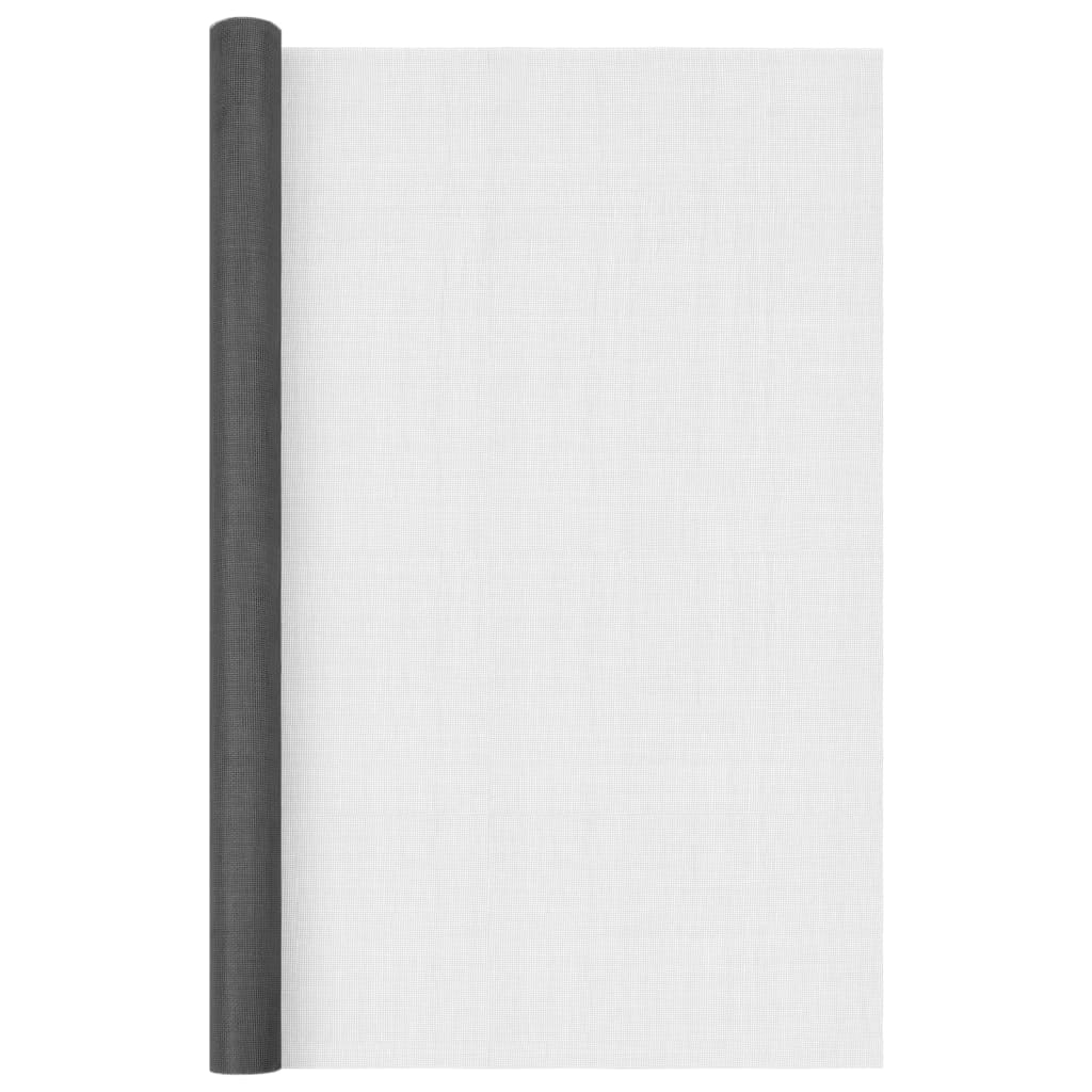 Fliegengitter Fiberglas 80x500 cm Schwarz - Pazzar.ch