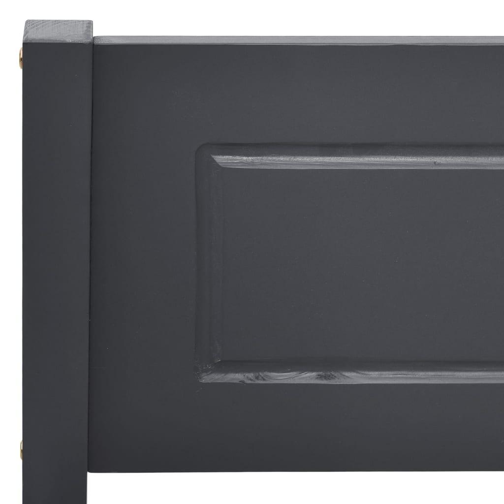 Massivholzbett Kiefer Grau 120x200 cm - Pazzar.ch