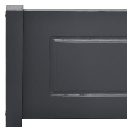 Massivholzbett Kiefer Grau 120x200 cm - Pazzar.ch