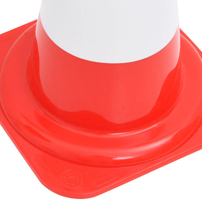 Reflektierende Leitkegel 4 Stk. Rot und Weiß 50 cm - Pazzar.ch