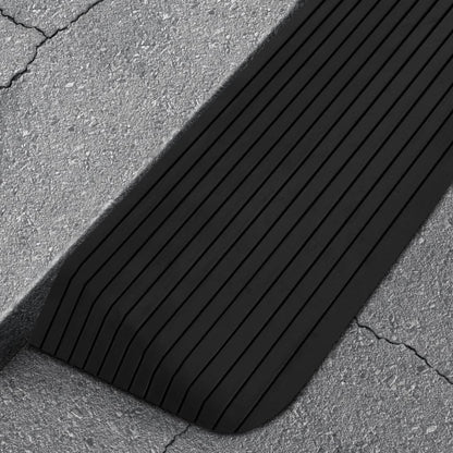 Schwellenrampe 110x41x5 cm Gummi - Pazzar.ch