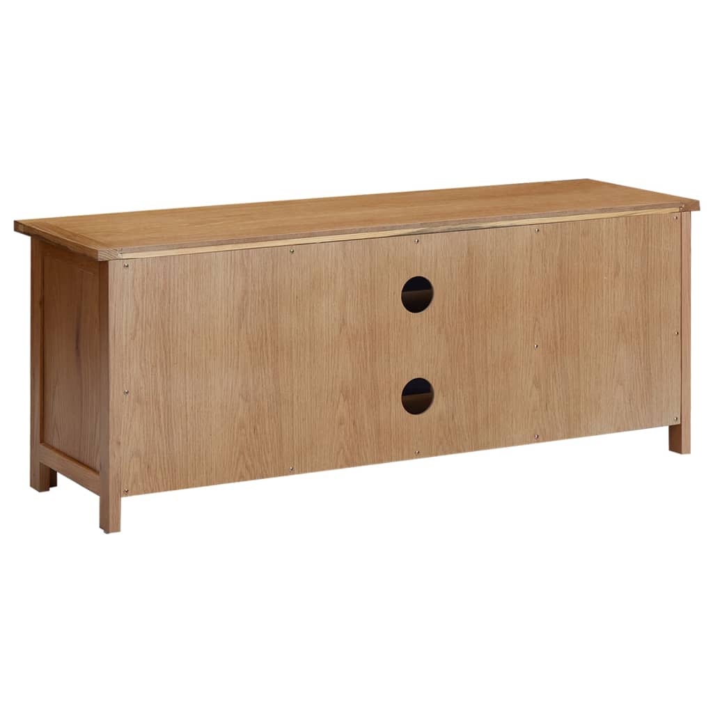 TV-Schrank 110x35x44 cm Massivholz Eiche - Pazzar.ch