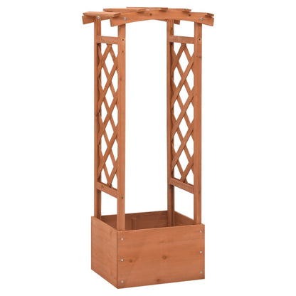 Pflanzkasten mit Spalier 49x39x117 cm Tannenholz - Pazzar.ch