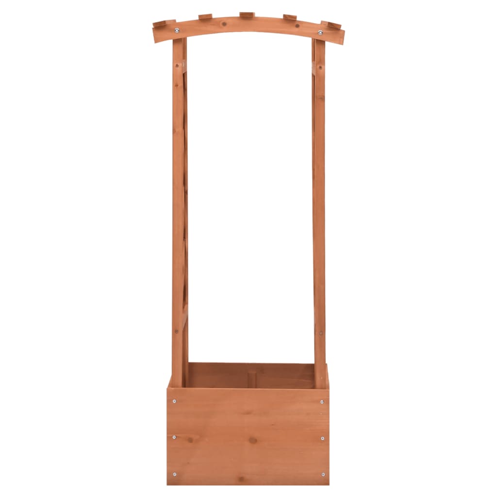 Pflanzkasten mit Spalier 49x39x117 cm Tannenholz - Pazzar.ch