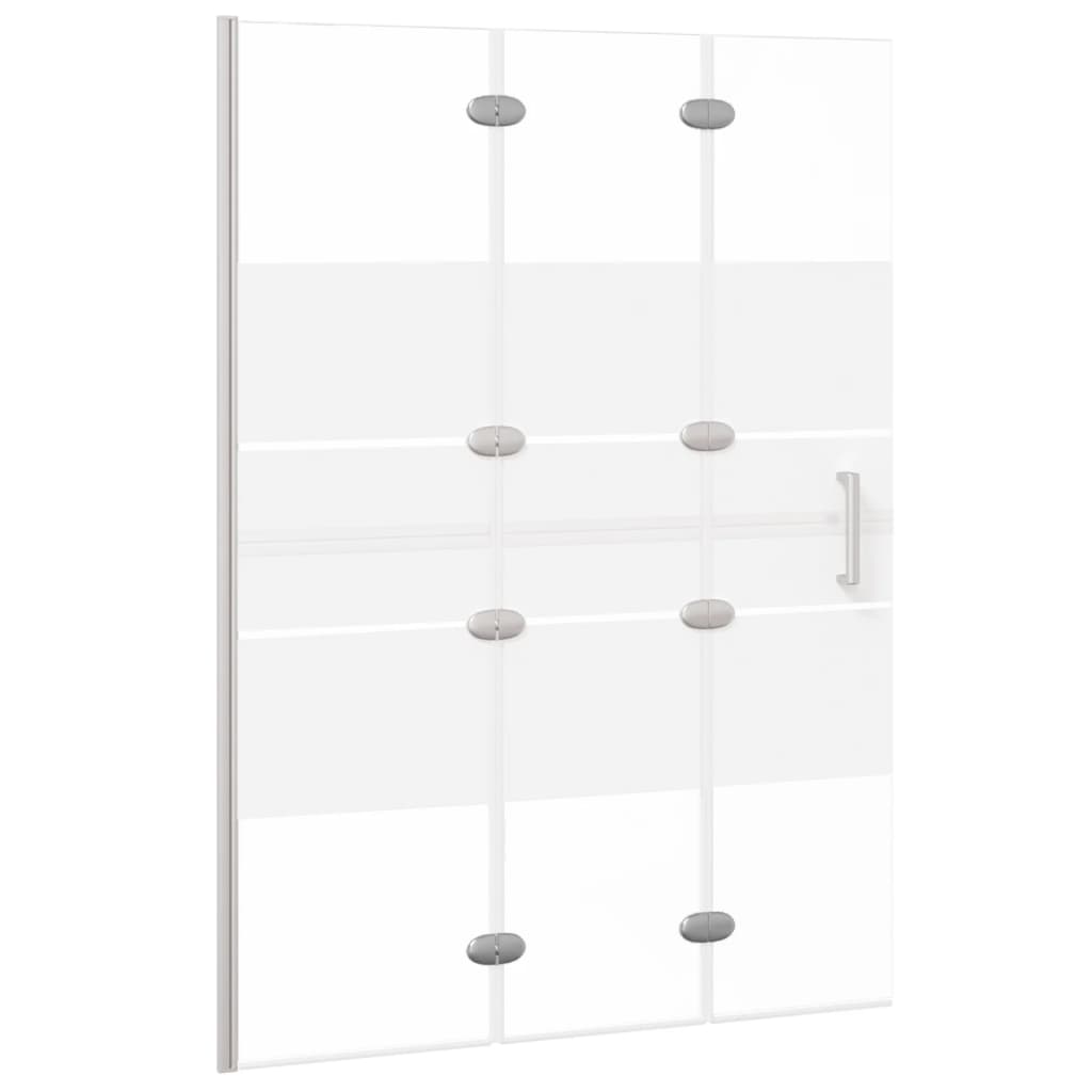 Faltbare Duschkabine ESG 100x140 cm Weiß - Pazzar.ch