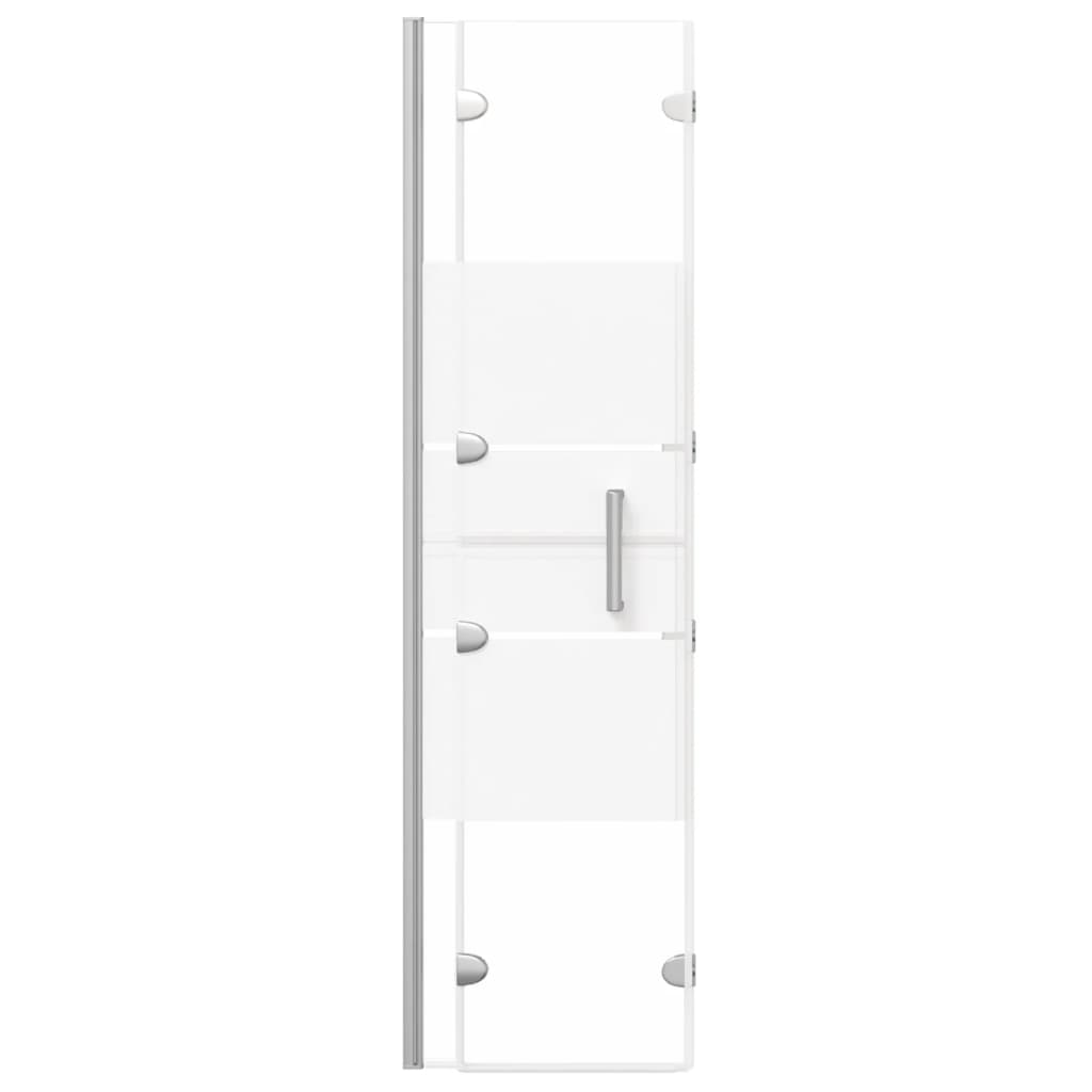 Faltbare Duschkabine ESG 100x140 cm Weiß - Pazzar.ch