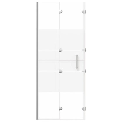 Faltbare Duschkabine ESG 120x140 cm Weiß - Pazzar.ch