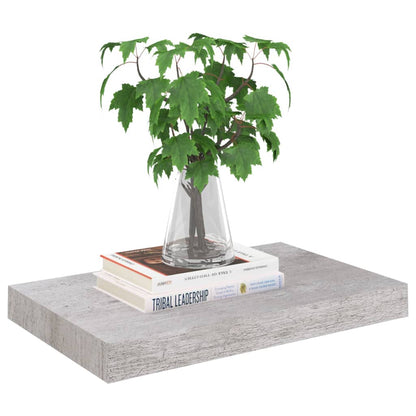 Schweberegale 4 Stk. Betongrau 40x23x3,8 cm MDF - Pazzar.ch