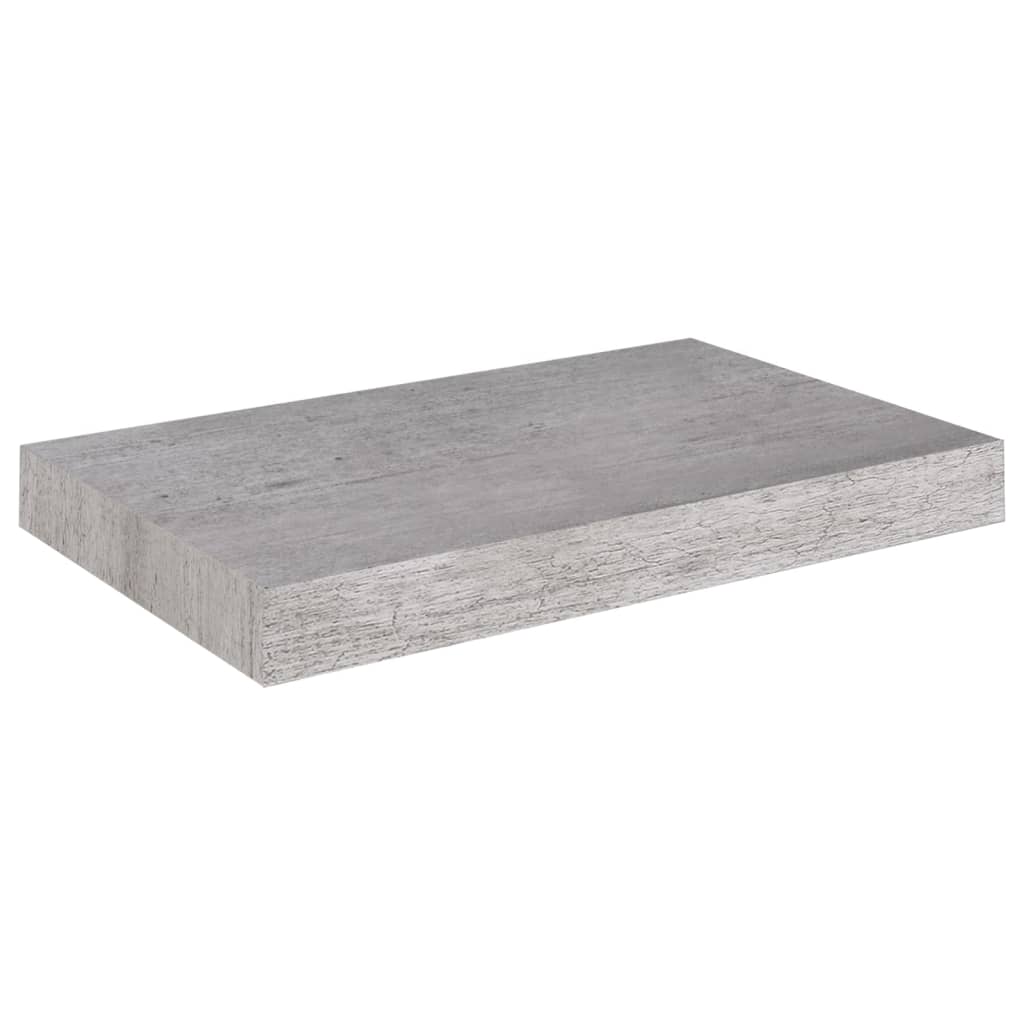 Schweberegale 4 Stk. Betongrau 40x23x3,8 cm MDF - Pazzar.ch