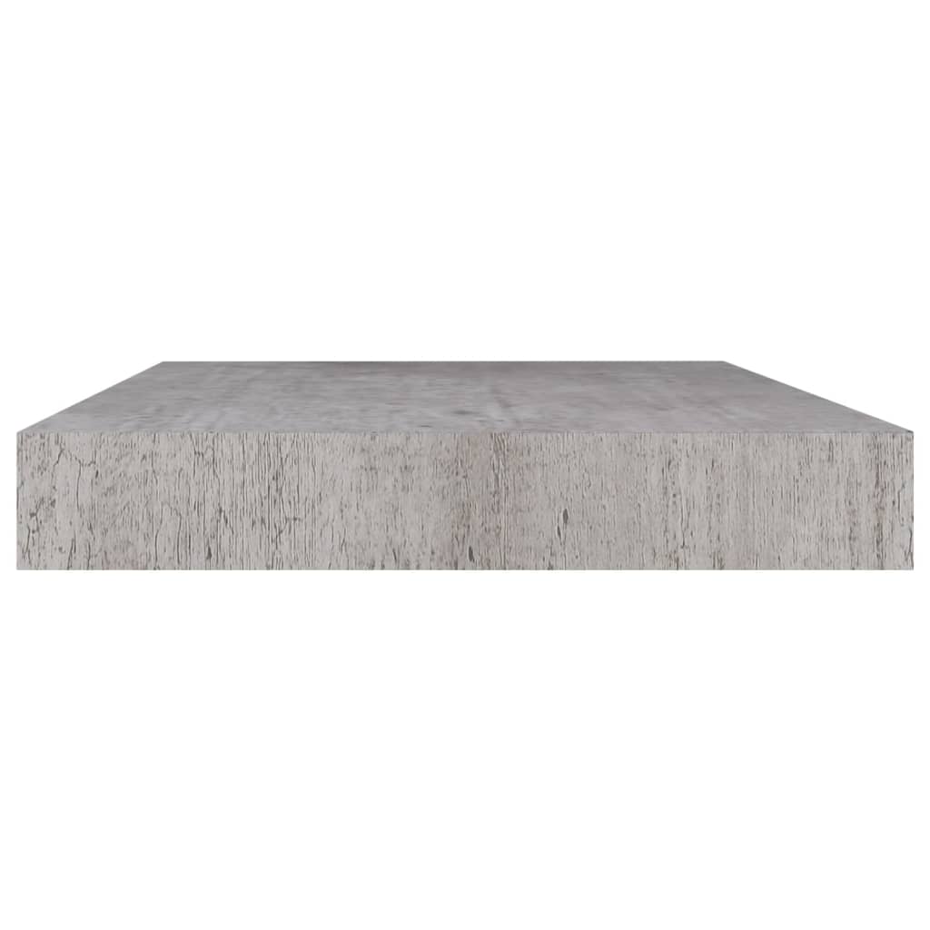 Schweberegale 4 Stk. Betongrau 40x23x3,8 cm MDF - Pazzar.ch
