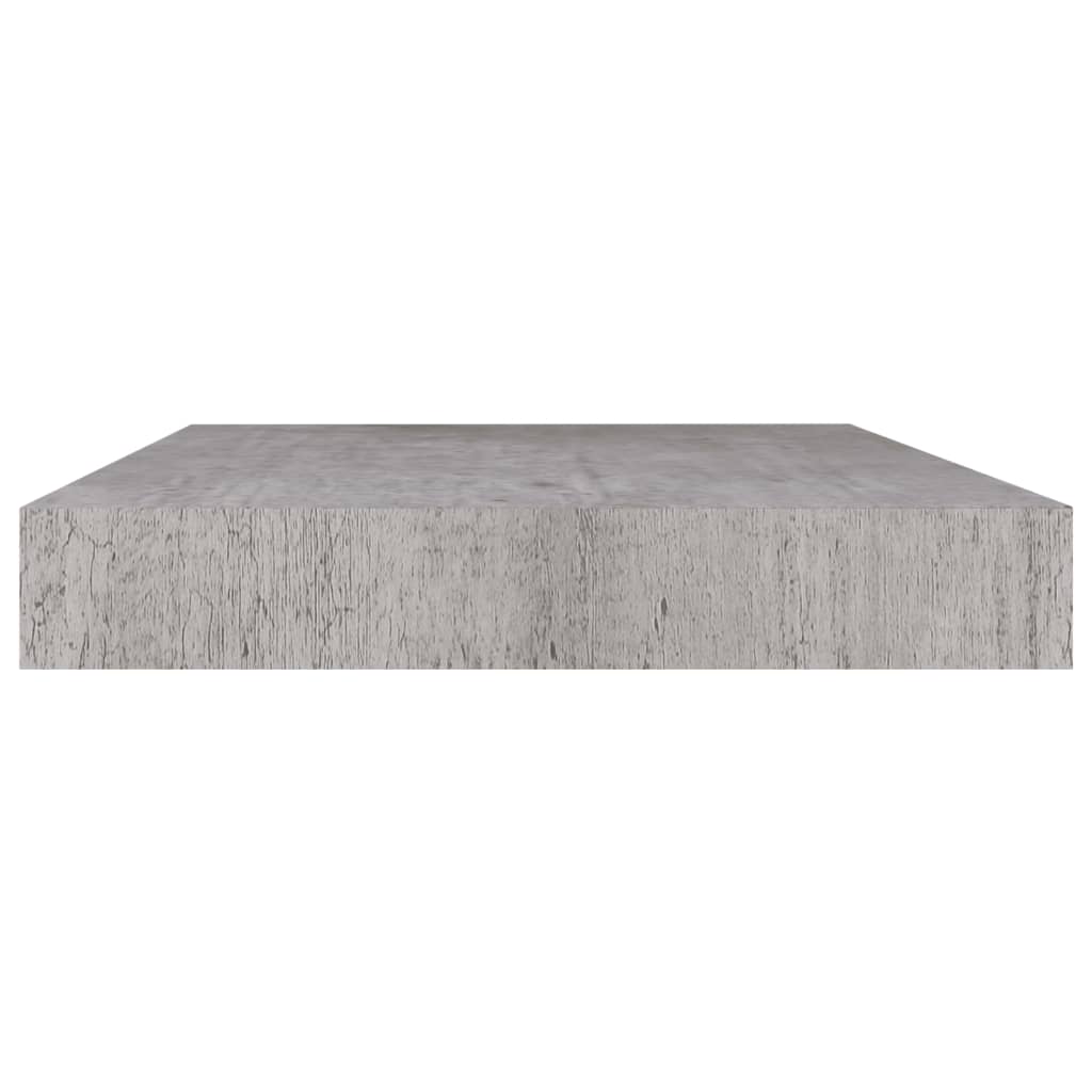 Schweberegal Betongrau 50x23x3,8 cm MDF - Pazzar.ch