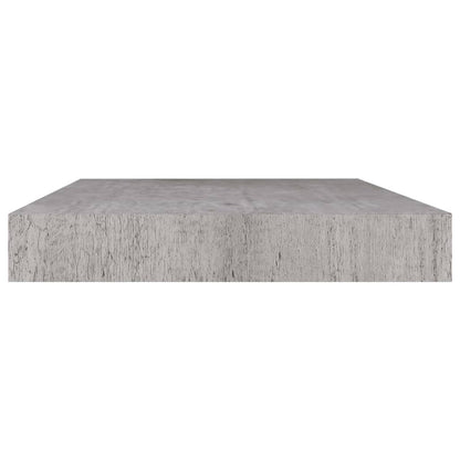 Schweberegal Betongrau 50x23x3,8 cm MDF - Pazzar.ch