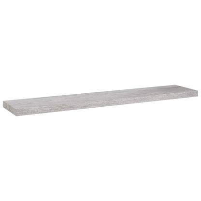 Schweberegale 2 Stk. Betongrau 120x23,5x3,8 cm MDF - Pazzar.ch