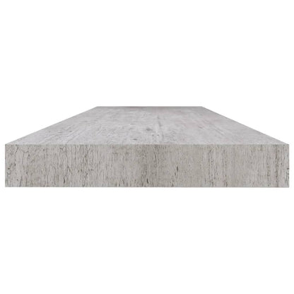 Schweberegale 2 Stk. Betongrau 120x23,5x3,8 cm MDF - Pazzar.ch