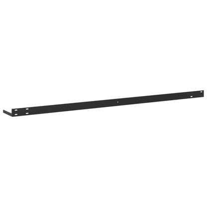 Schweberegale 2 Stk. Betongrau 120x23,5x3,8 cm MDF - Pazzar.ch