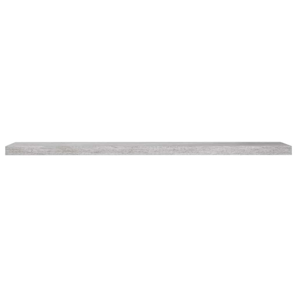 Schweberegale 4 Stk. Betongrau 120x23,5x3,8 cm MDF - Pazzar.ch