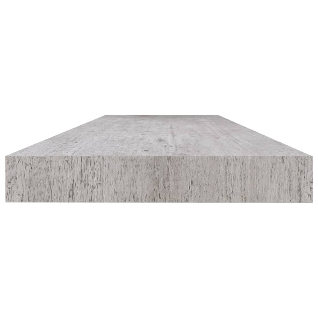Schweberegale 4 Stk. Betongrau 120x23,5x3,8 cm MDF - Pazzar.ch