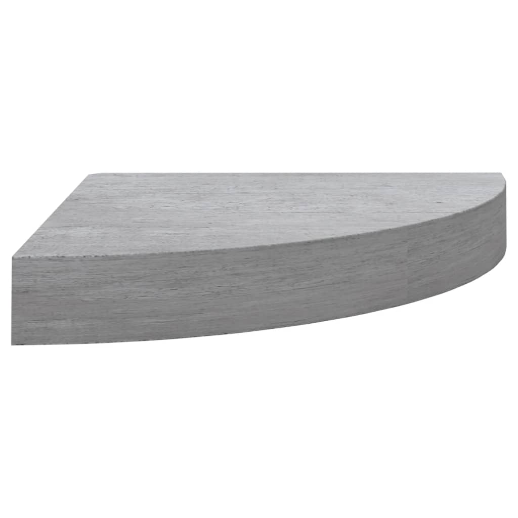 Eck-Schweberegale 4 Stk. Betongrau 35x35x3,8 cm MDF - Pazzar.ch