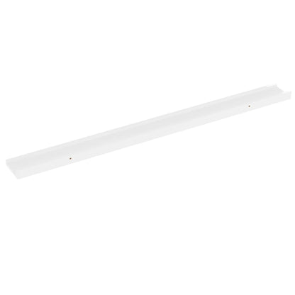 Wandregale 2 Stk. Hochglanz-Weiß 100x9x3 cm - Pazzar.ch