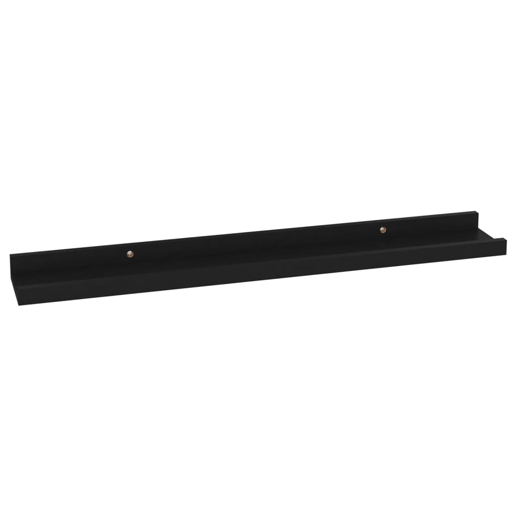 Wandregale 4 Stk. Schwarz 60x9x3 cm - Pazzar.ch