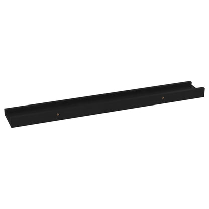 Wandregale 4 Stk. Schwarz 60x9x3 cm - Pazzar.ch