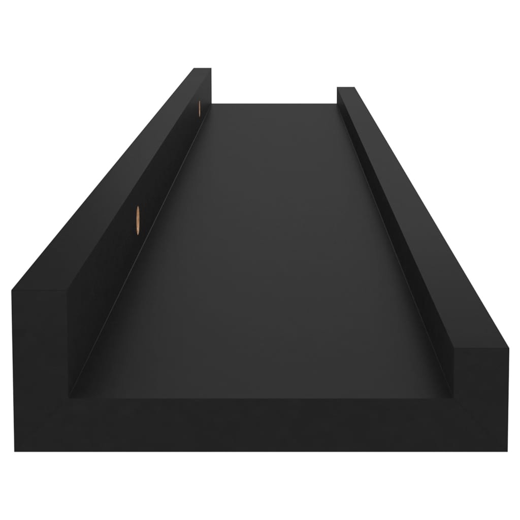 Wandregale 4 Stk. Schwarz 60x9x3 cm - Pazzar.ch