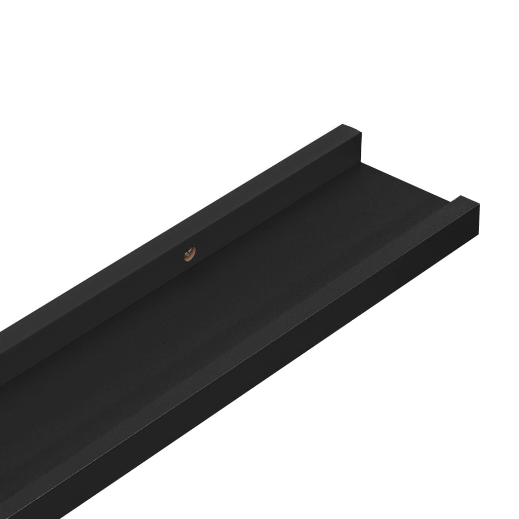 Wandregale 4 Stk. Schwarz 60x9x3 cm - Pazzar.ch