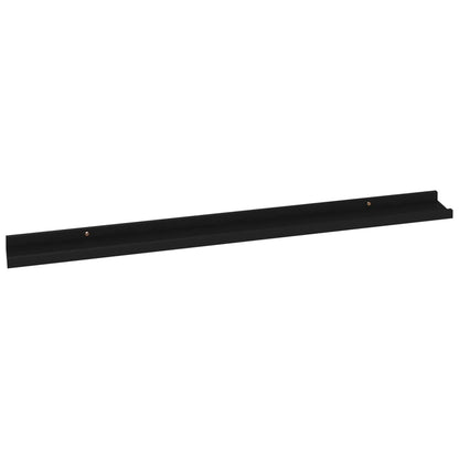 Wandregale 4 Stk. Schwarz 100x9x3 cm - Pazzar.ch
