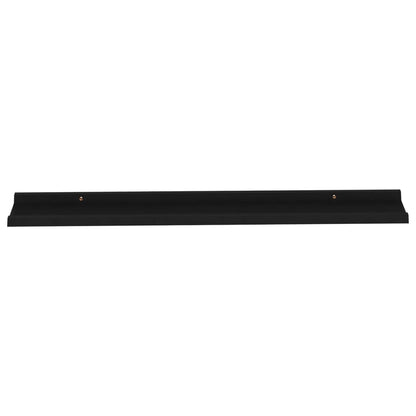Wandregale 4 Stk. Schwarz 100x9x3 cm - Pazzar.ch