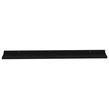 Wandregale 4 Stk. Schwarz 115x9x3 cm - Pazzar.ch