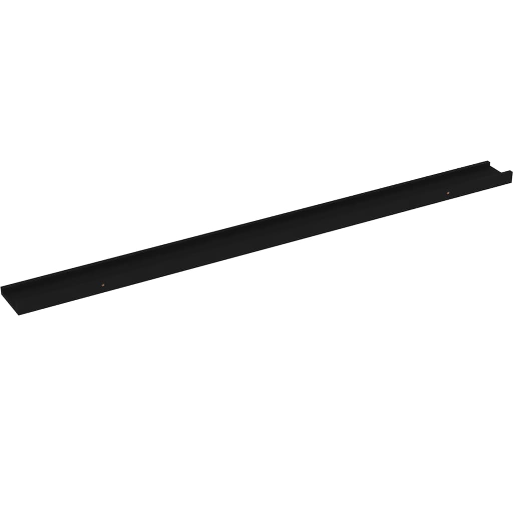 Wandregale 4 Stk. Schwarz 115x9x3 cm - Pazzar.ch