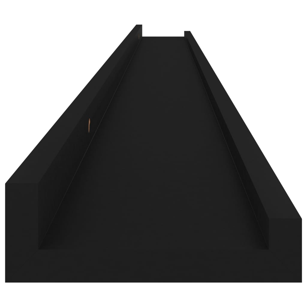 Wandregale 4 Stk. Schwarz 115x9x3 cm - Pazzar.ch