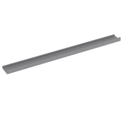 Wandregale 2 Stk. Grau 100x9x3 cm - Pazzar.ch