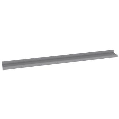 Wandregale 2 Stk. Grau 100x9x3 cm - Pazzar.ch