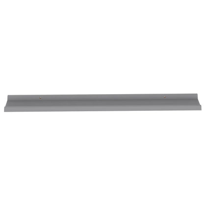 Wandregale 2 Stk. Grau 100x9x3 cm - Pazzar.ch