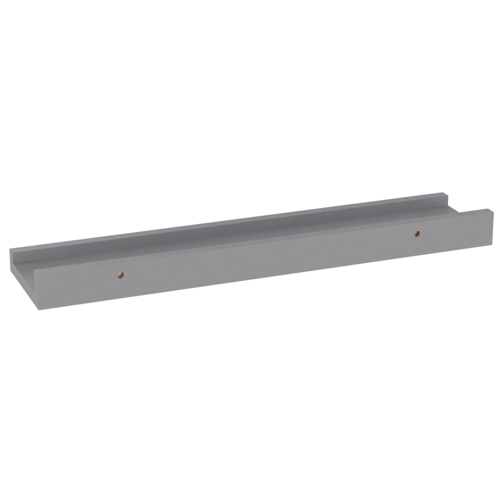 Wandregale 4 Stk. Grau 40x9x3 cm - Pazzar.ch