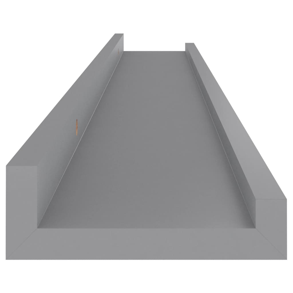 Wandregale 4 Stk. Grau 80x9x3 cm - Pazzar.ch